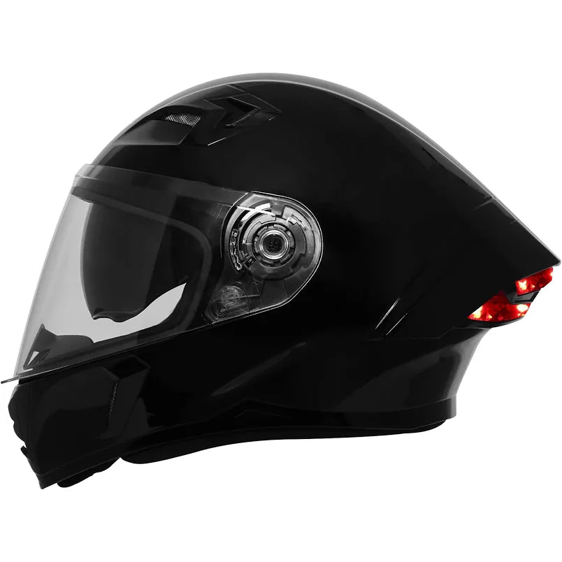 SBA-11 Tornado LED Spoiler Full Face Helmet – ISI Certified