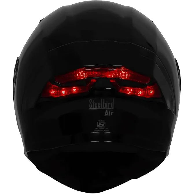 SBA-11 Tornado LED Spoiler Full Face Helmet – ISI Certified